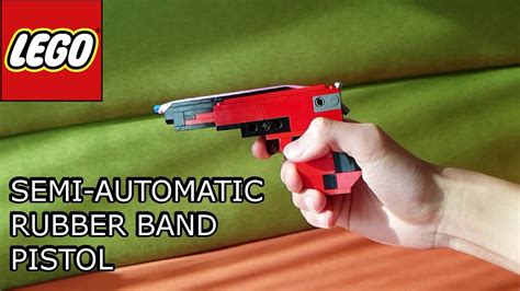 lego mini rubber band pistol tutorial youtube
