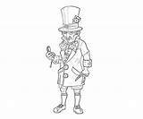 Coloring Mad Hatter Pages Batman Arkham City Printable Popular Library Weapon Coloringhome Mario sketch template