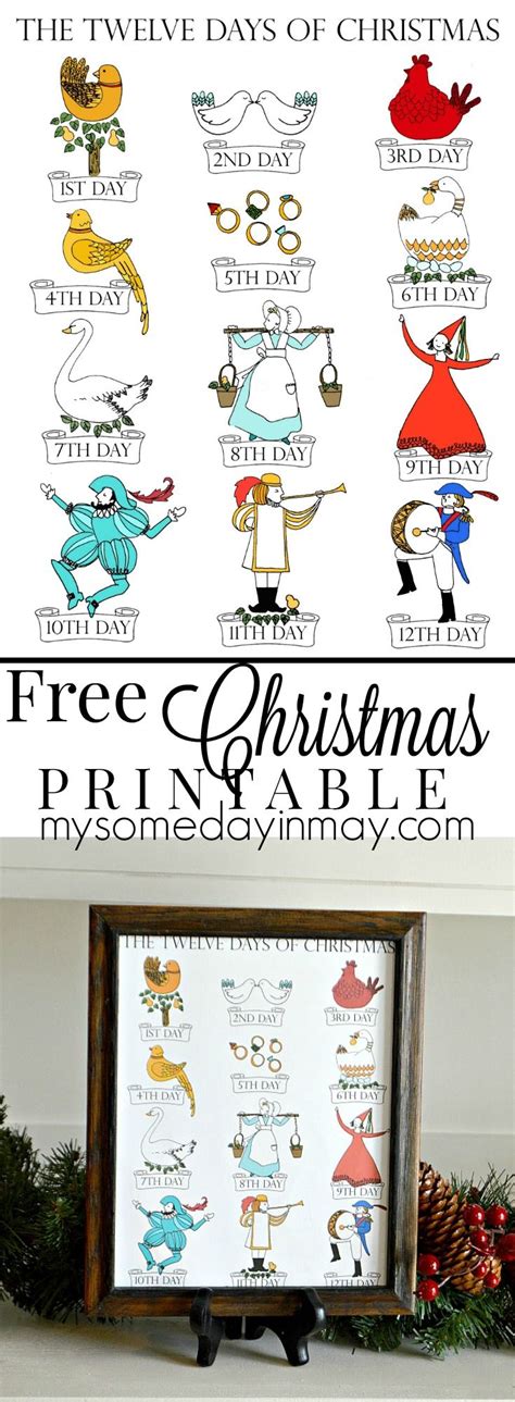 days  christmas printable christmas printables christmas diy