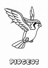 Pidgeot Coloring Pages Pokemon Template sketch template