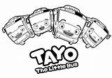 Tayo sketch template
