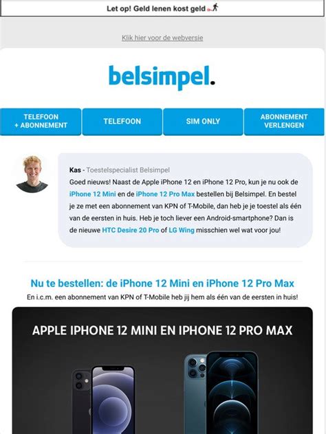 belsimpelnl nu te bestellen de apple iphone  mini en iphone  pro max milled