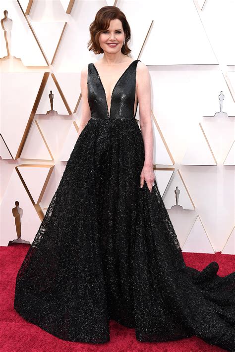 64 Year Old Geena Davis Rocks The Oscars In Stunning