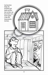 Coloring Book Homeless Shelter Helping Color sketch template