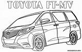 Toyota Supra Drawing Coloring Minivan Pages Getdrawings Template sketch template