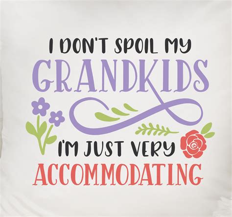 funny grandkids quote cushion cover  isle personalise