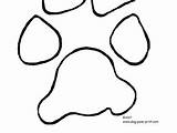 Coloring Dog Paw Pages Print Getcolorings Color Printable sketch template