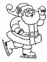 Coloring Pages Santa Christmas Claus Colouring Clipart Sheets Kids Printable Print Holiday Father Cartoon Book Disney sketch template