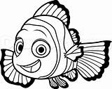 Nemo Fish Dory Finding Draw Outline Disney Drawings Drawing Clipart Coloring Cartoon Cookies Explore Dragoart Cliparts Step Pages Kids Transparent sketch template