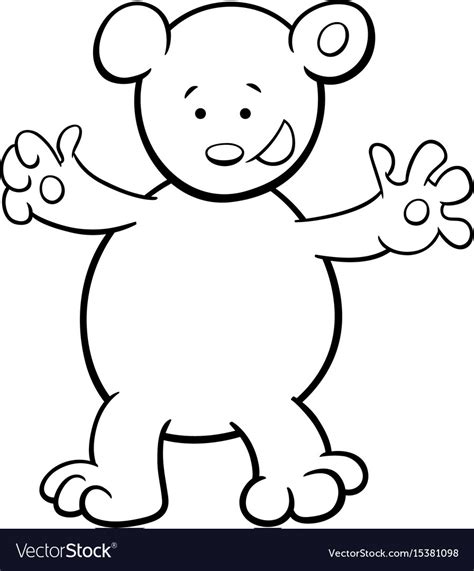 bear cartoon coloring book kids  adult coloring pages