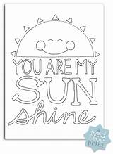 Coloring Pages Sunshine Printable Miss Kids Sheets Letter Color Prints Husband Book Print Adult Bible Verse Little Template Happy Colouring sketch template