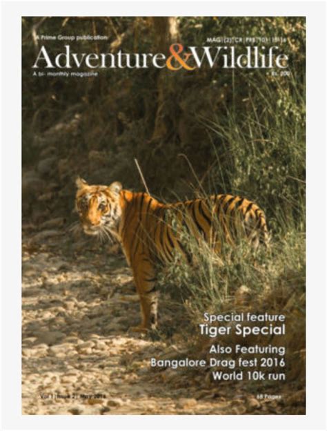 magazine cover pictures bengal tiger  png  pngkit