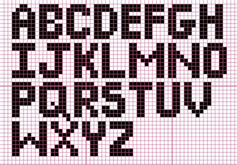printable crochet alphabet patterns