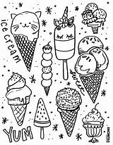 Ice Coloring Cream Pages Coloringpages sketch template