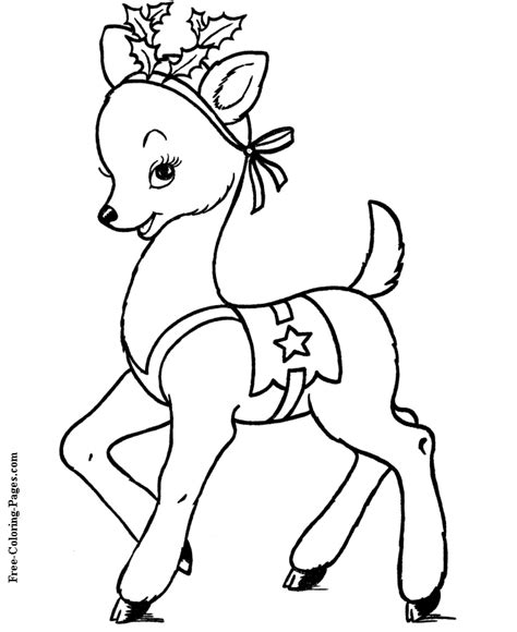 rudolph coloring pages christmas