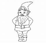 Gnome Coloring Coloringcrew sketch template