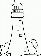Lighthouse Hatteras Template sketch template