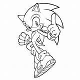 Sonic Saltando Tudodesenhos sketch template
