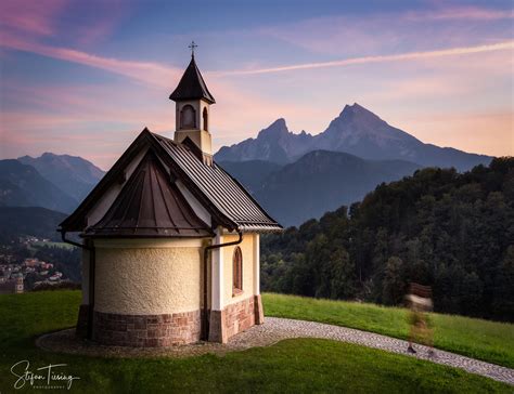 lockstein chapel  front  watzmann berchtesgaden germany