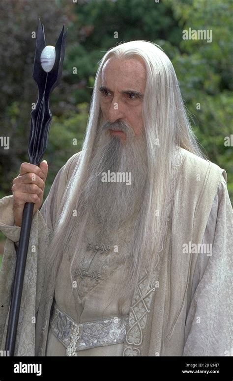 Christopher Lee The Lord Of The Rings The Fellowship Of The Ring