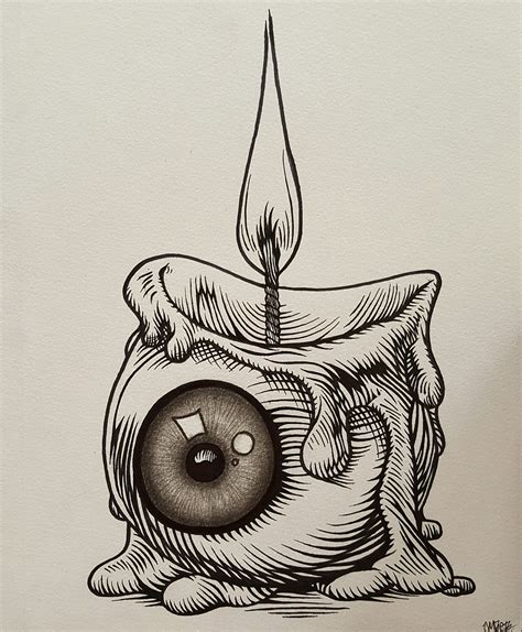 eyeball candle behance behance