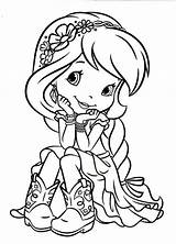 Coloring Pages Strawberry Shortcake Colouring Books Cute Adult Uploaded User Printable Disney sketch template
