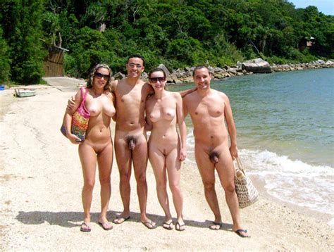 Two Nude Couples On Vacation Nudeshots