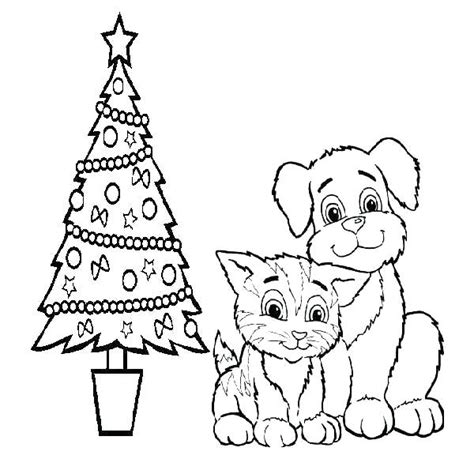 cat  dog coloring pages  print  getcoloringscom