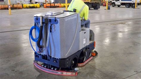 commercial floor scrubbers sweepers brisbane conquest equipment