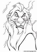 Coloring Pages Scar 10a5 Printable Print Lion King Book sketch template