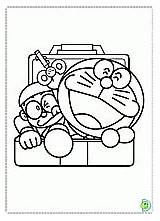 Coloring Doraemon Pages Dinokids sketch template