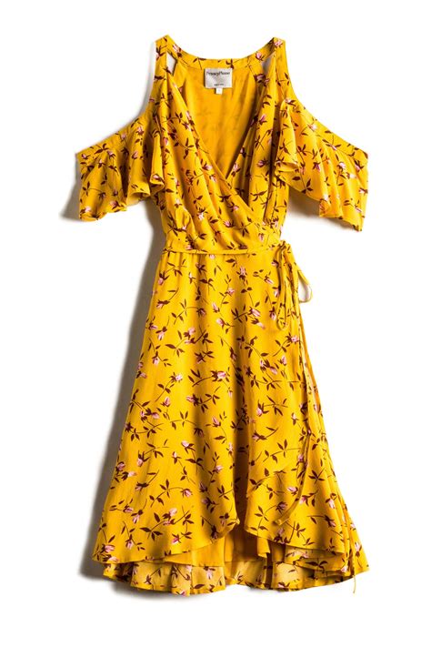 perfect yellows flowery dress casual yellow clothes yellow
