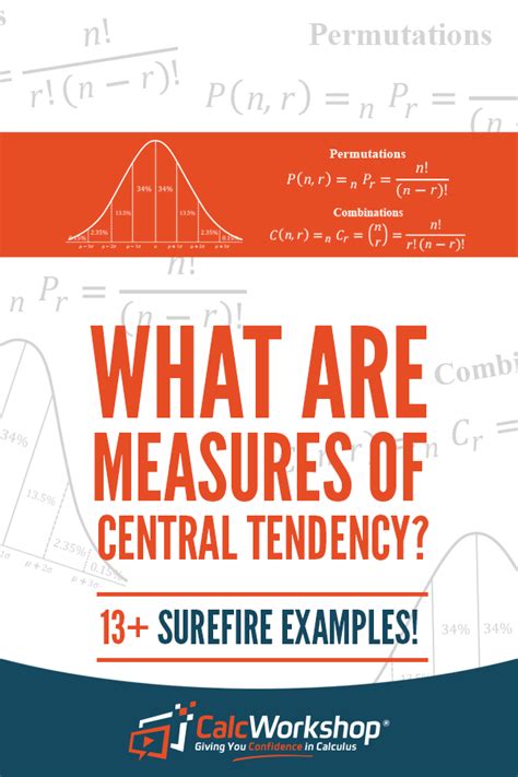 measures  central tendency  surefire examples