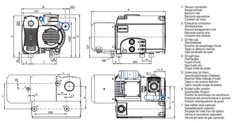 rotary vane pump becker   oil lubricated rotary vane vacuum pump