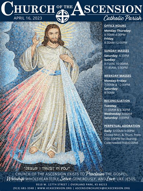 bulletin covers  church   ascension