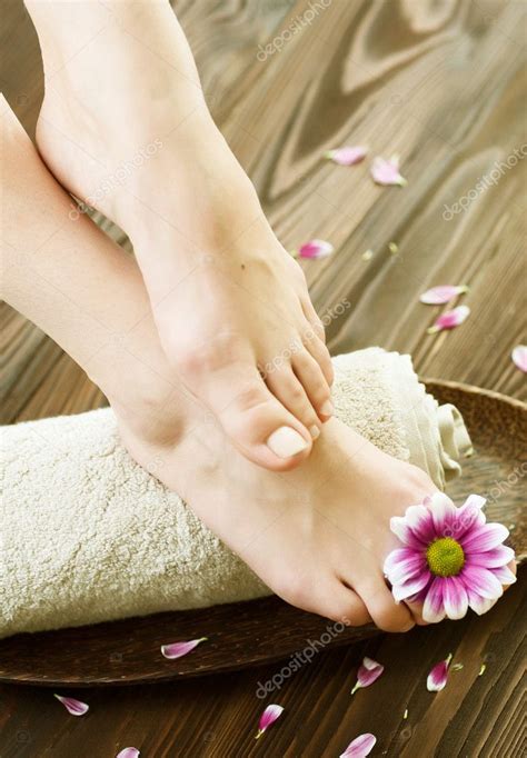 feet spa pedicure stock photo  subbotina