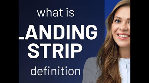 landing strip — landing strip definition youtube