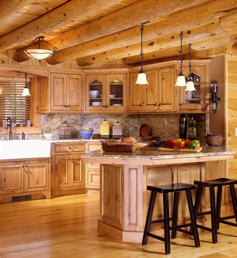 log cabin kitchen ideas good colors  rooms
