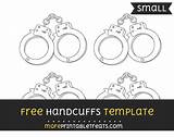 Handcuffs Template Small Sponsored Links sketch template