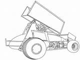 Sprint Coloring Dirt Outlaw Nascar Karts Getcolorings Step Electronics Coupons Imca sketch template