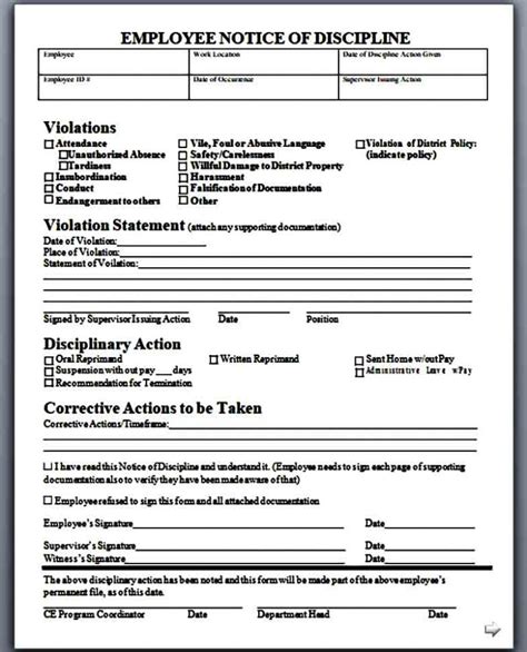 employee write  form template mous syusa