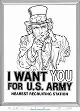 Coloring Posters Uncle Sam Pages Sheets Poster Dover War Publications Color Book Want Army Kids Welcome Wwi Pdf Patriotic Doverpublications sketch template