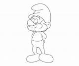 Papa Smurf Coloring Pages Random Comments sketch template