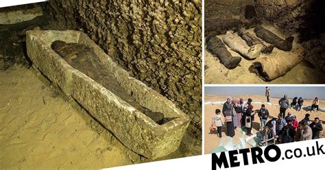 ancient egyptian tomb containing 50 mummies found in cairo metro news