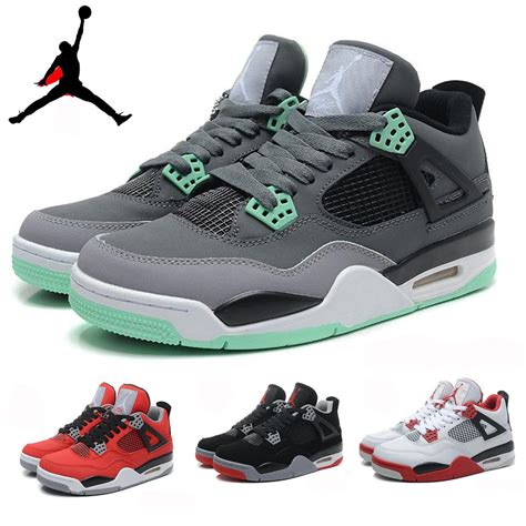 nike air jordan  retro iv toro bravo bred green glow oreo