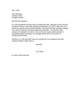 resignation letter ideas  pinterest letter  resignation