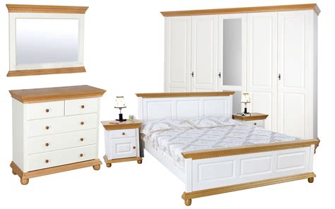 whitehoney oak solid wood bedroom set configurable moobler