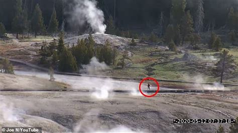 woman burned falling into hot spring after poaching closed yellowstone