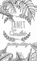 Janet sketch template