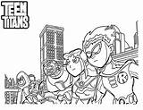 Titans Teen Go Coloring Pages sketch template